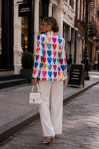Colorful Hearts Blazer