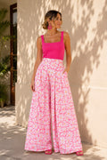 Pink With Flowers