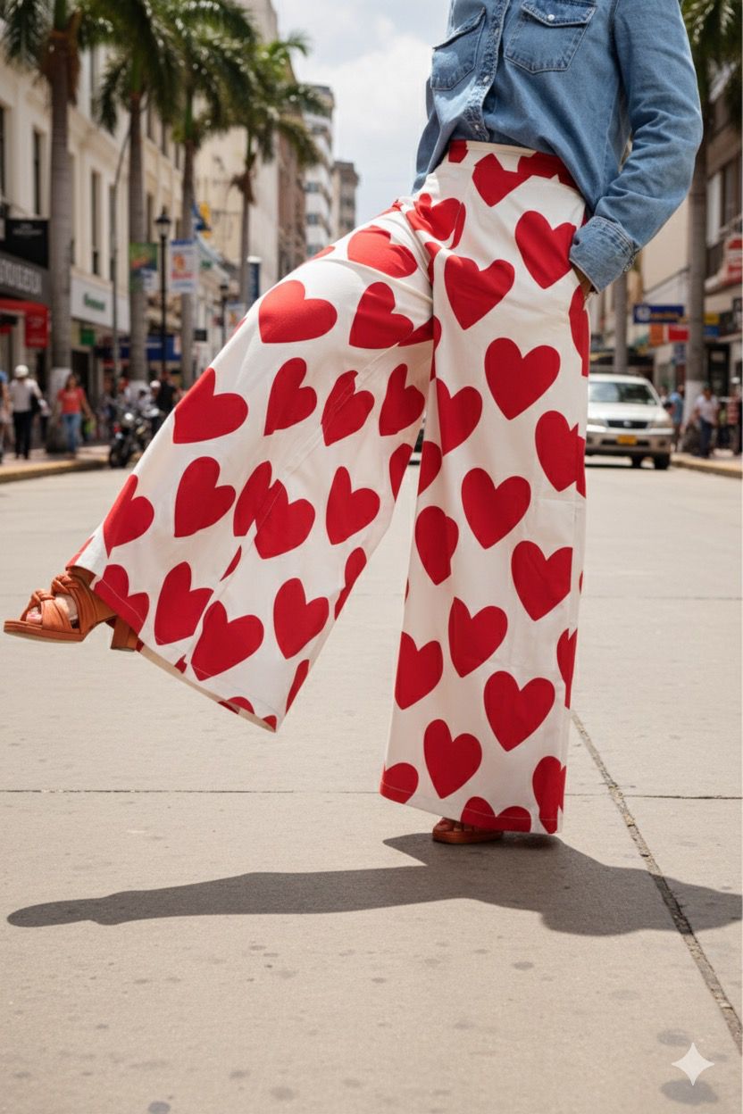 Red Hearts Pants