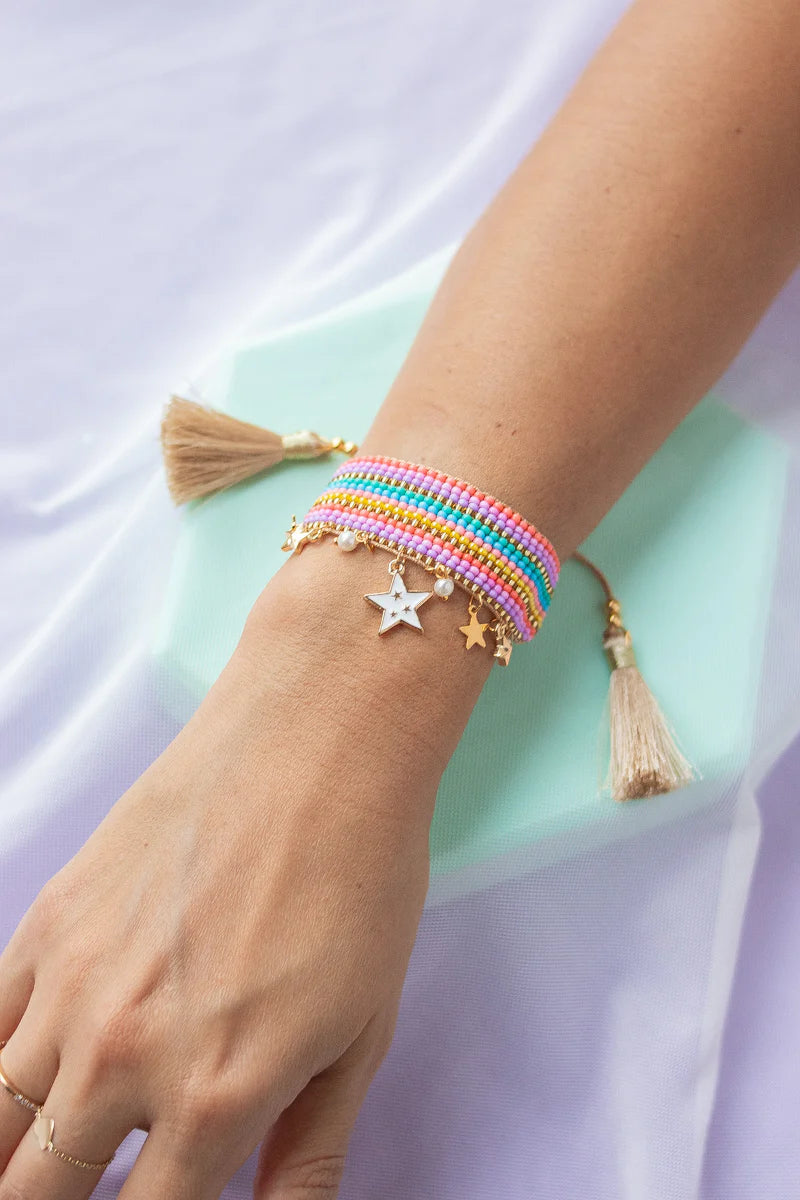 Pastel Star Bracelet