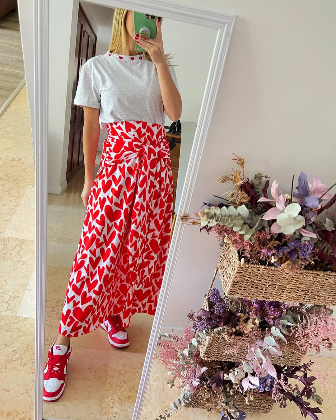 Red Hearts Skirt