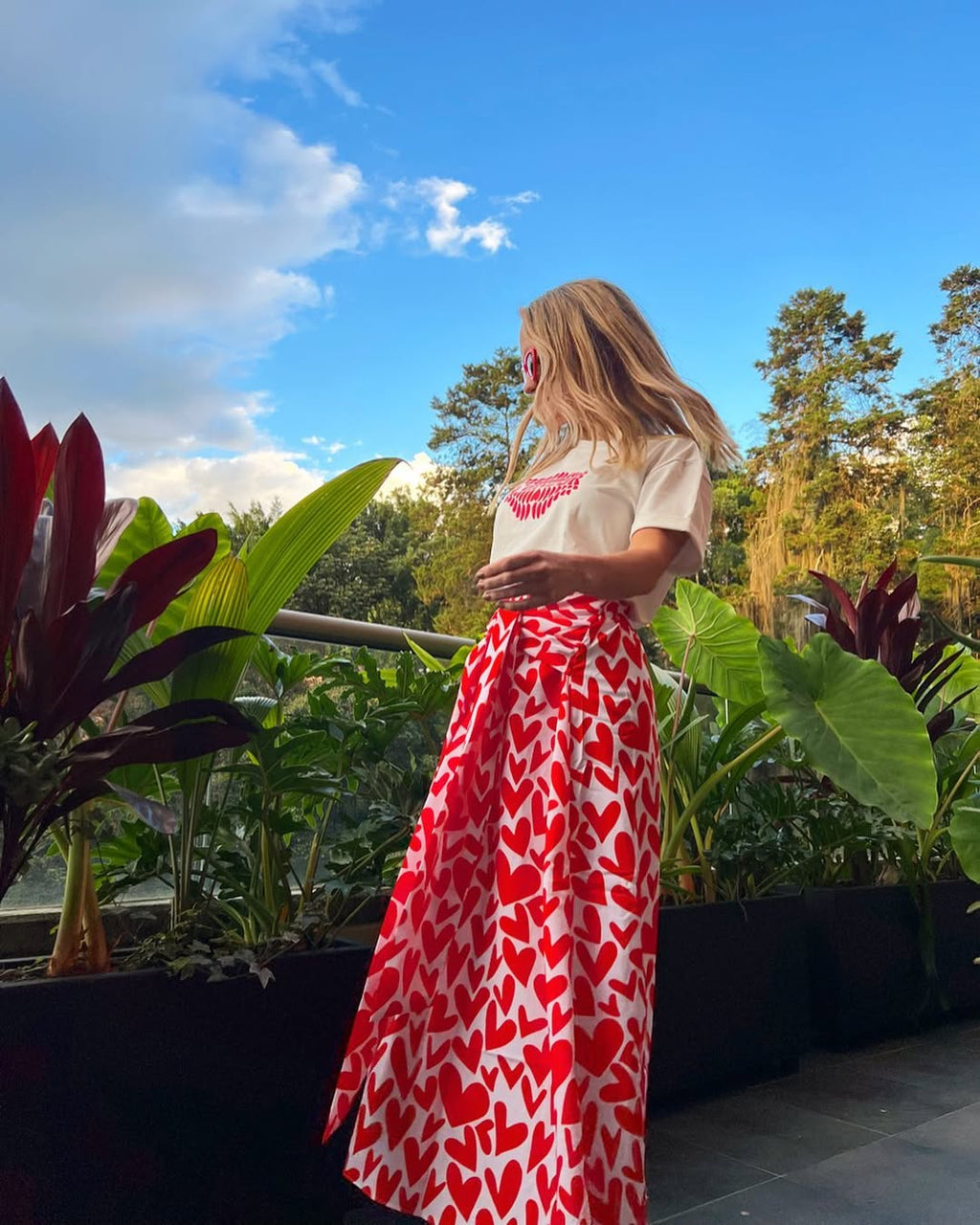 Red Hearts Skirt
