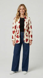 Red Hearts Blazer