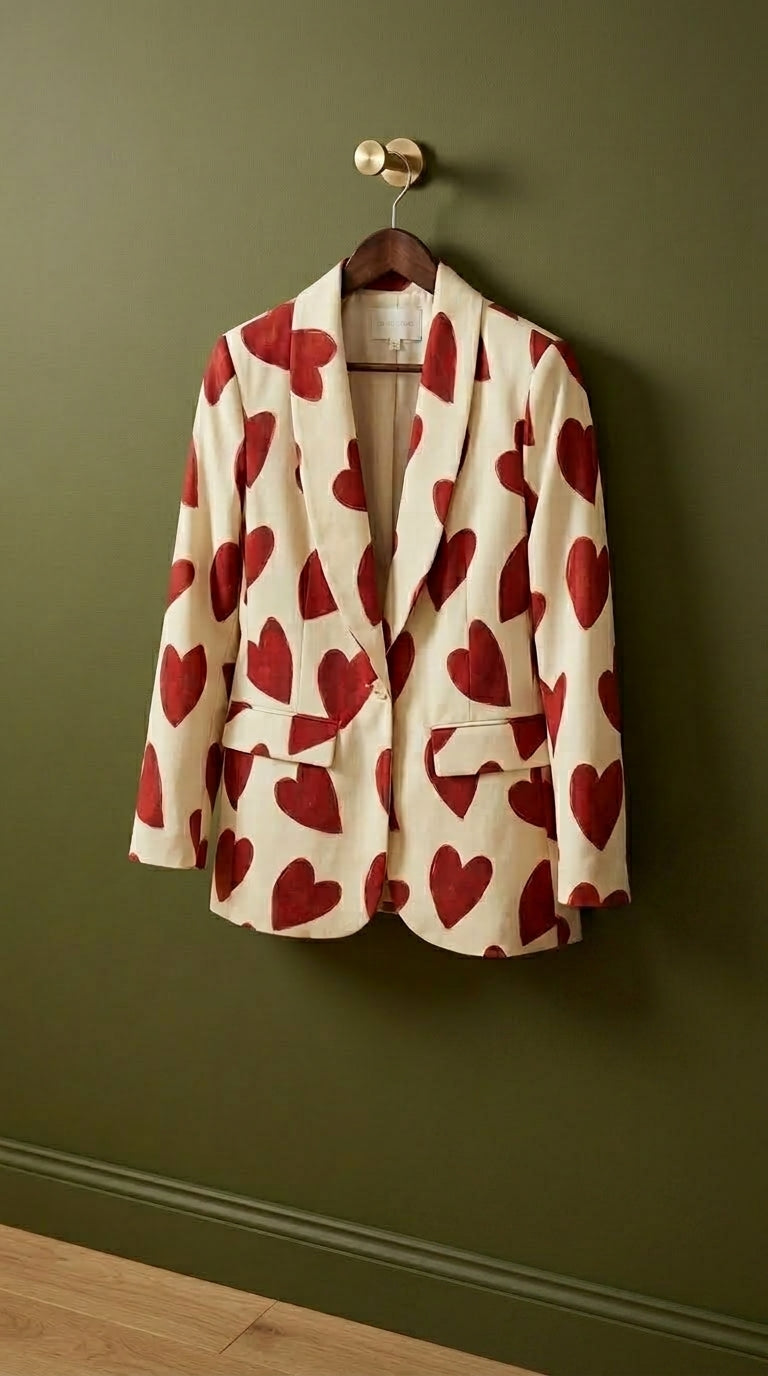 Red Hearts Blazer