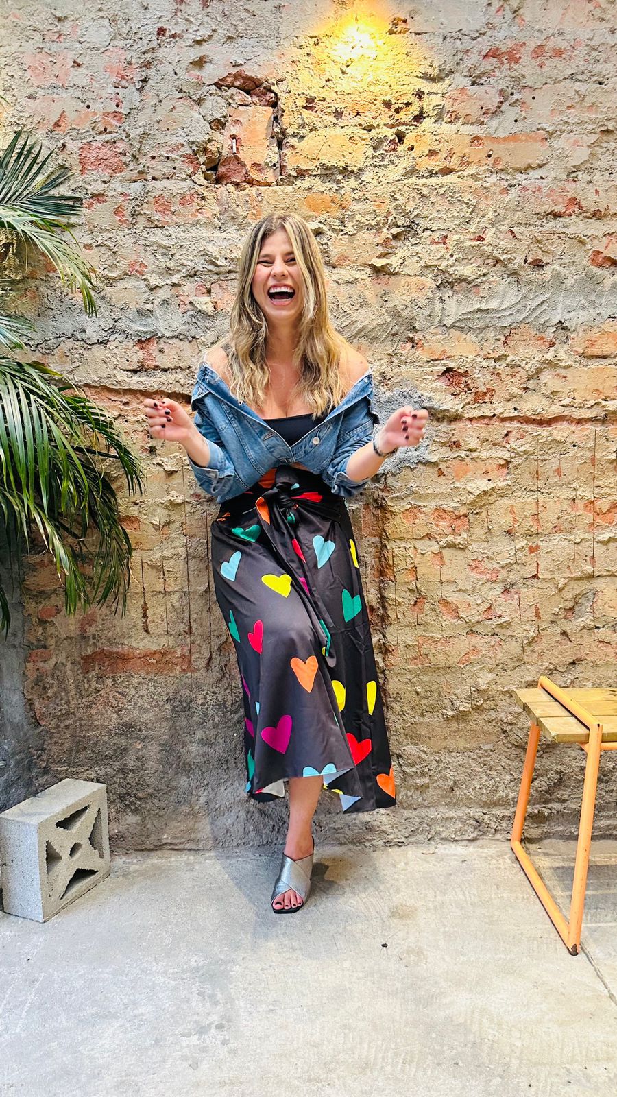 Colorful Hearts Skirt