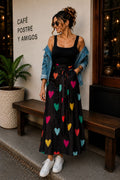 Colorful Hearts Skirt
