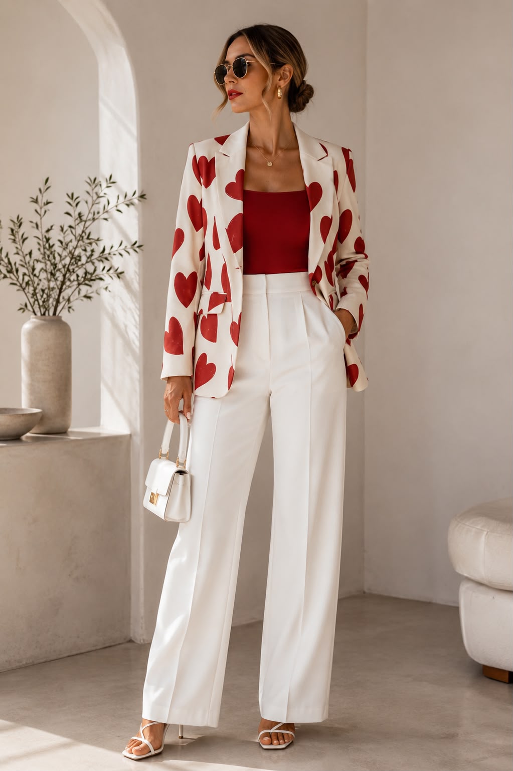 Red Hearts Blazer