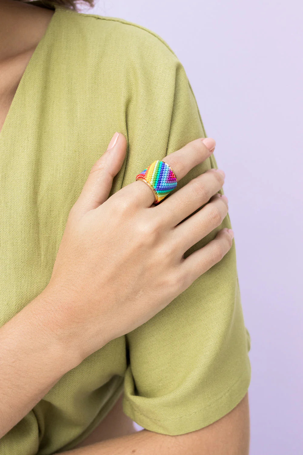 Miyuki Rainbow Ring