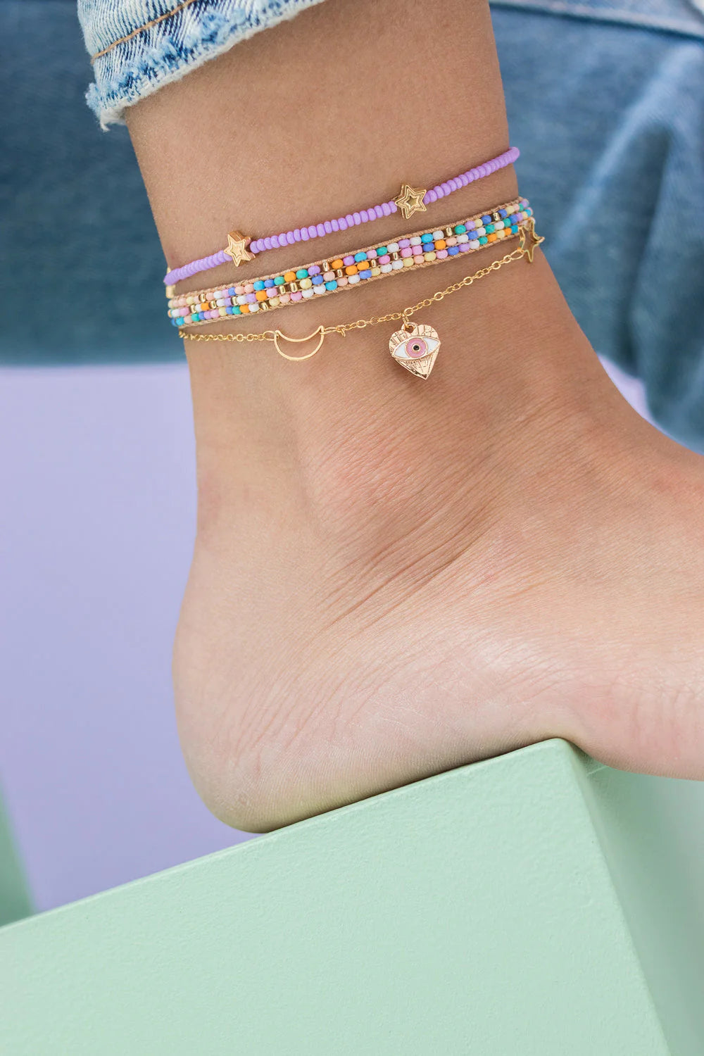 Tutti Pastel Ankle Bracelet